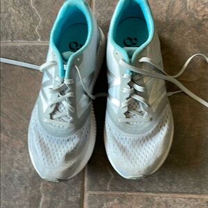 Athletic Shoes in silver grey and Blue